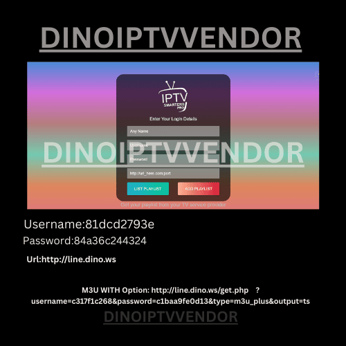 Dino OTT – M3U & Code Stream